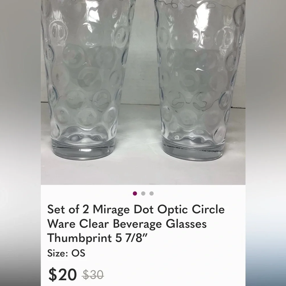 Bubble Glass Tumbler Set of 6 - Picture 7 of 14